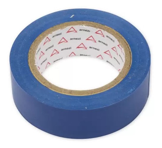 Изолента ARNEZI R8030501 ПВХ 19 мм x10 м толщина 130 мик, синяя