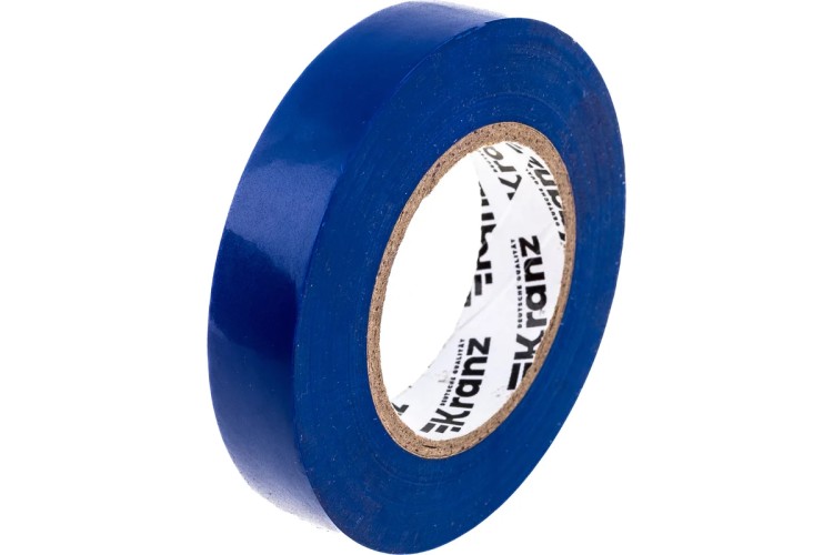Изолента Kranz KR-09-2105 ПВХ 15 мм х25 м, синяя - изображение 2