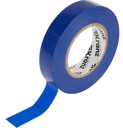Изолента Kranz KR-09-2105 ПВХ 15 мм х25 м, синяя