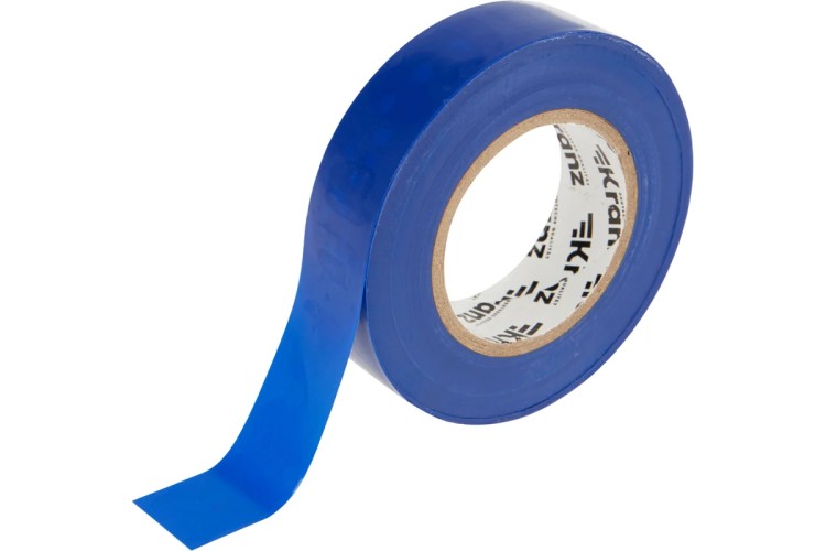 Изолента Kranz KR-09-2205 ПВХ 19 мм х25 м, синяя