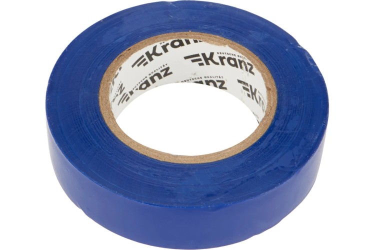 Изолента Kranz KR-09-2205 ПВХ 19 мм х25 м, синяя - изображение 2