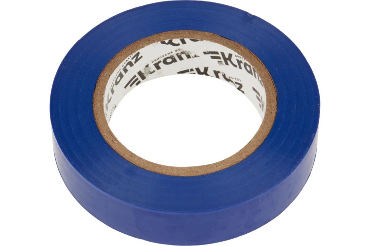 Изолента Kranz KR-09-2605 ПВХ 15 мм х20 м, синяя - изображение 2