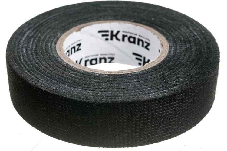 Изолента Kranz KR-09-2906 автомобильная ФЛИС 19 мм х15 мх0,3 мм - изображение 3