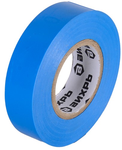 Изолента ВИХРЬ 19мм х 20м синий 73/3/3/4 - изображение 3