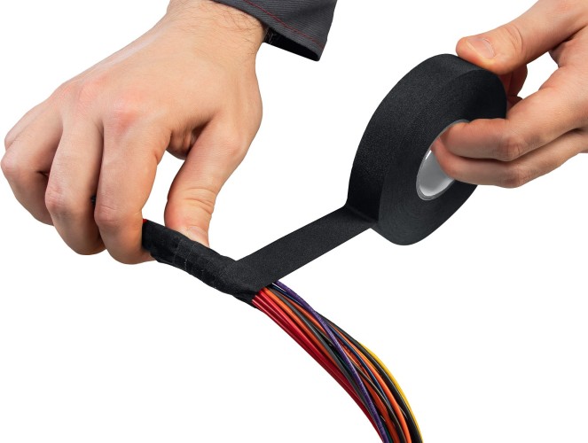 Изолента ЗУБР Авто термостойкая, текстильная, 19ммх25м 1236-2 - изображение 4