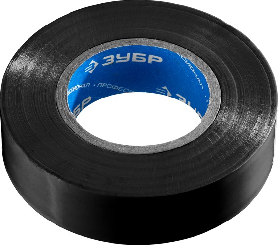 Изолента ЗУБР Электрик-20 черная пвх, не поддерживает горение, 20м (0,16x19мм), 1234-2_z02