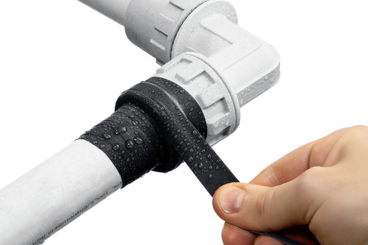 Изолента ЗУБР Силикон черная, самослипающаяся аварийно-ремонтная, 3мх25м 12381-2 - изображение 4