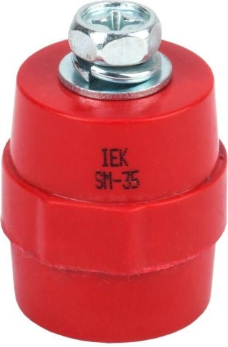 Изолятор силовой с болтом  IEK SM35 (M8) YIS11-35-10-B