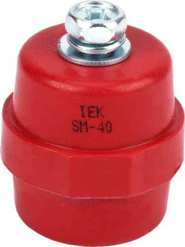 Изолятор силовой с болтом  IEK SM40 (M8) YIS11-40-12-B
