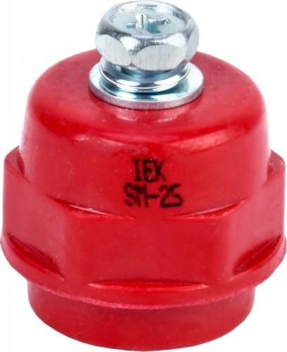 Изолятор силовой с болтом  IEK SM25 (M6) YIS11-25-06-B