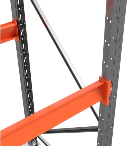 Ярус ОПТИМА 99-12509015BN металлического стеллажа без настила - изображение 2