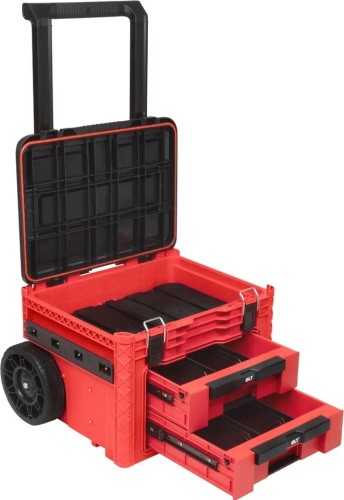 Ящик для инструмента DLT №1 с выдвижными отсеками 2+1, серия red pro, 60х51х42 4060 - изображение 3