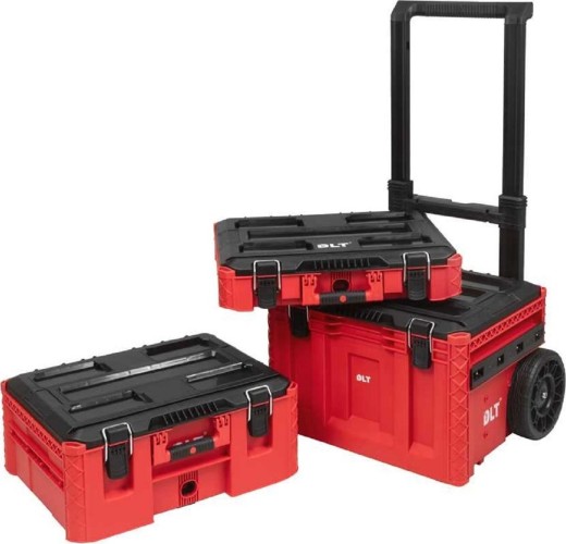 Ящик для инструмента DLT серия RED PRO №1 dlt, (кейс №5, кейс №4, кейс-тележка №2) 4050 - изображение 2