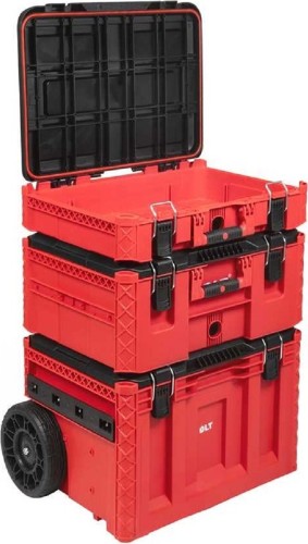 Ящик для инструмента DLT серия RED PRO №1 dlt, (кейс №5, кейс №4, кейс-тележка №2) 4050 - изображение 4