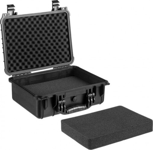 Ящик для инструмента KRAFTOOL "PANZER" ударопрочный пластиковый, степень защиты ip55, 16" 38251-16 - изображение 5