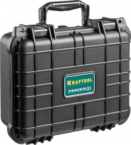 Ящик для инструмента KRAFTOOL "PANZER" ударопрочный пластиковый, степень защиты ip55, 13" 38251-13
