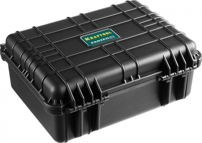 Ящик для инструмента KRAFTOOL "PANZER" ударопрочный пластиковый, степень защиты ip55, 16" 38251-16 - изображение 3