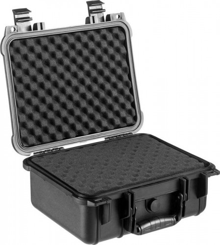 Ящик для инструмента KRAFTOOL "PANZER" ударопрочный пластиковый, степень защиты ip55, 13" 38251-13 - изображение 4