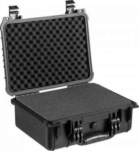 Ящик для инструмента KRAFTOOL "PANZER" ударопрочный пластиковый, степень защиты ip55, 16" 38251-16 - изображение 4