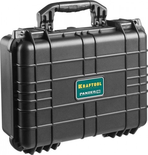 Ящик для инструмента KRAFTOOL "PANZER" ударопрочный пластиковый, степень защиты ip55, 16" 38251-16