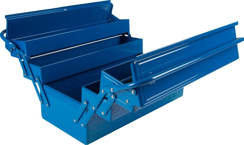 Ящик для инструмента МАСТАК 510-05420B 5 отсеков, раскладной - изображение 5