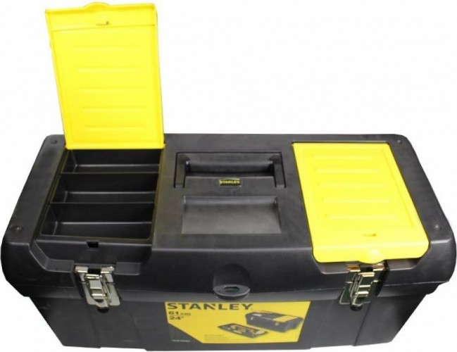 Ящик для инструмента STANLEY 2000 METAL LATCH TOOLBOX 24" 1-92-067 1-92-067 - изображение 2
