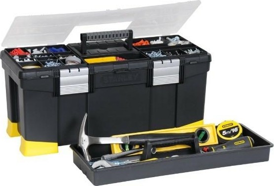 Ящик для инструмента STANLEY TB WITH TPR CORNERS AND ALU LATCHES 22" 1-97-512 1-97-512 - изображение 2