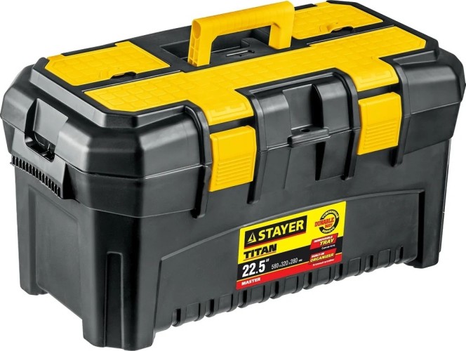 Ящик для инструмента STAYER TITAN-22 пластиковый, 38016-22