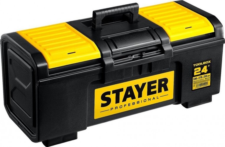 Ящик для инструмента STAYER TOOLBOX-24 пластиковый, professional 38167-24