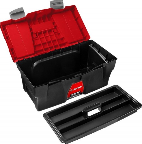 Ящик для инструмента ЗУБР НЕВА-23 пластиковый, 38323-23 - изображение 3