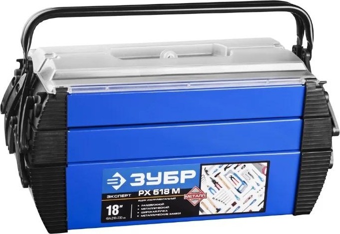 Ящик для инструмента ЗУБР "ДОКА" 38163-18 38163-18_z01