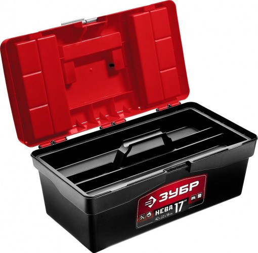 Ящик для инструмента ЗУБР НЕВА-17 пластиковый, 38323-17 - изображение 2