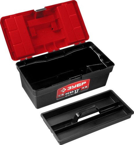 Ящик для инструмента ЗУБР НЕВА-17 пластиковый, 38323-17 - изображение 3