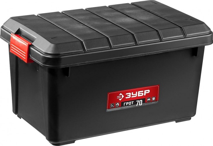 Ящик для инструмента ЗУБР ГРОТ-70 универсальный пластиковый, 38184-24_z01