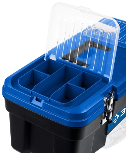 Ящик для инструмента ЗУБР ДЕСНА-22 557x284x236 мм, (22"), пластиковый 38181-22 - изображение 3