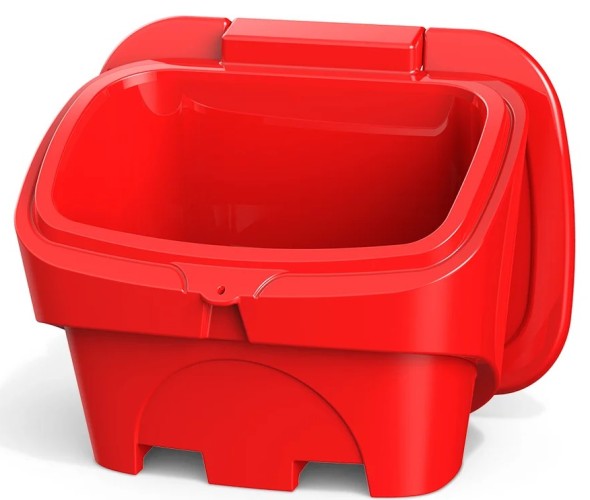 Ящик для песка и химикатов POLIMER GROUP 400 л с крышкой красный - изображение 2