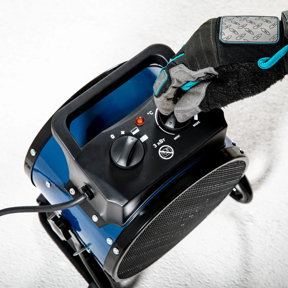 Тепловая пушка, керамический нагреватель K3, 3 режима, 230В, 1500/3000 Вт Сибртех - изображение 10