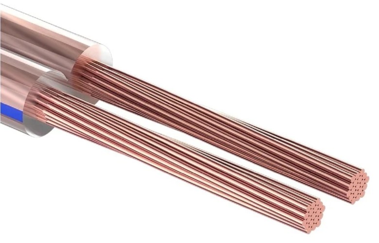 Кабель акустический Proconnect 01-6201-6 2х0,25мм², прозрачный BLUELINE, 100м