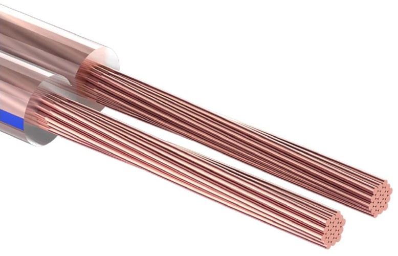 Кабель акустический Proconnect 01-6202-6 2х0,35мм², прозрачный BLUELINE, 100м