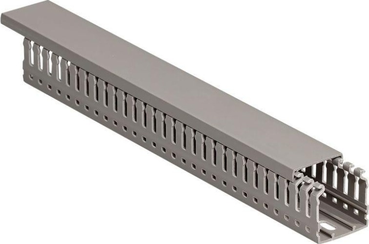 Кабель-канал IEK IMPACT перфорированный 40х40 L2000 серия М (7х11)  CKM50-040-040-1-K03
