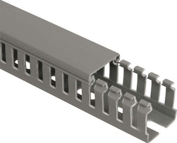 Кабель-канал IEK IMPACT перфорированный 80х60 L2000 серия М (7х11) CKM50-080-060-1-K03