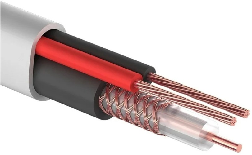 Кабель Proconnect 01-4108 КВК-В-2 +2x0,75мм², ø8,0 мм, 200м одножильный, бел