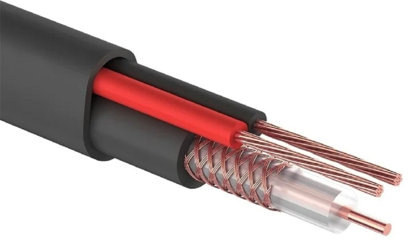 Кабель Proconnect 01-4214 КВК-П-2 +2x0,50мм², ø7,0 мм, 200м одножильный, чер