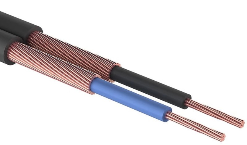 Кабель Proconnect 01-6001-6 ШГЭС 2, (2х0,22мм²) ССА, черный, 100м