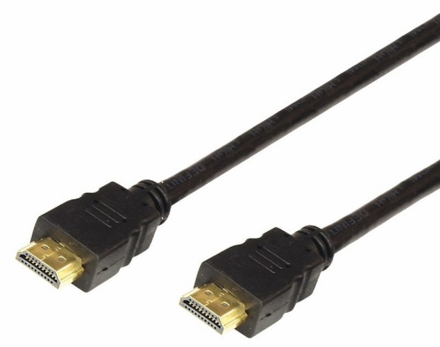 Кабель Proconnect 17-6205-4 HDMI-HDMI 1.4, 3м, Gold, угловой