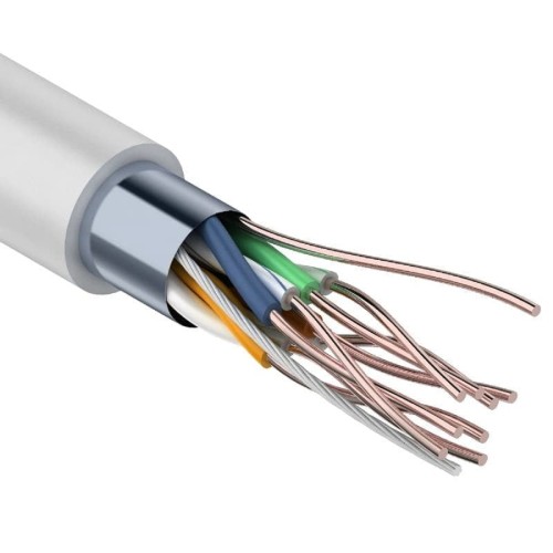 Кабель Proconnect CCA, F/UTP, CAT 5e, PVC 4x2x0,50мм, внутренний, серый, 305м 01-0142-3