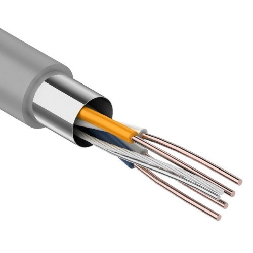 Кабель Proconnect CCA, F/UTP, CAT 5e, PVC 2x2x0,50мм, внутренний, серый, 305м 01-0121-3