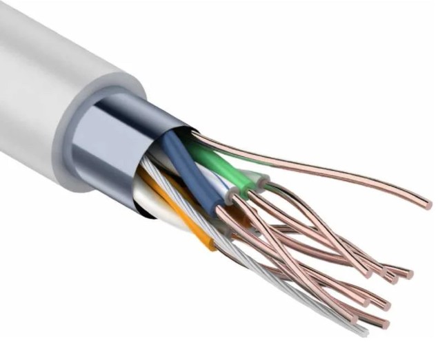 Кабель Proconnect CCA, F/UTP, CAT 5, PVC 4x2x0,40мм, внутренний, серый, 305м light 01-0148-3