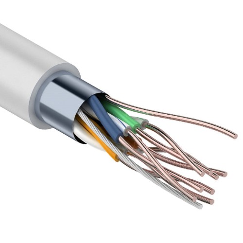 Кабель Proconnect F/UTP, CAT 5, PVC 4x2x0,41мм, внутренний, серый, 305м light 01-0148