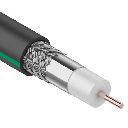 Кабель Proconnect SAT 703 B Cu/Al/Al (1,00мм/64x0,12мм) 100м, черный outdoor 01-2436-1